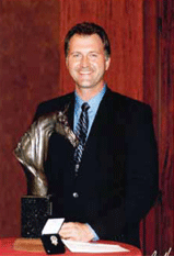 Jody Strand with 2005 APAHA Western Pleasure Trainer of the Year